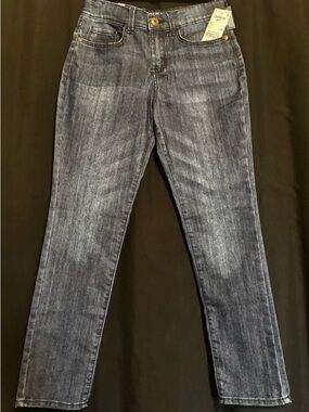 Youth Skinny Jeans in Dark Grey Wash